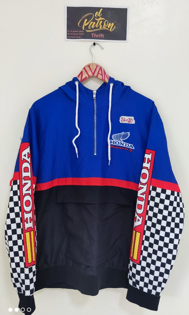 Honda x Forever 21 Pullover windbreaker Men s Fashion Coats