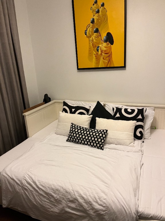 Ikea Hemnes Pull out Bed Queen Size, Furniture & Home Living, Furniture, Bed Frames & Mattresses