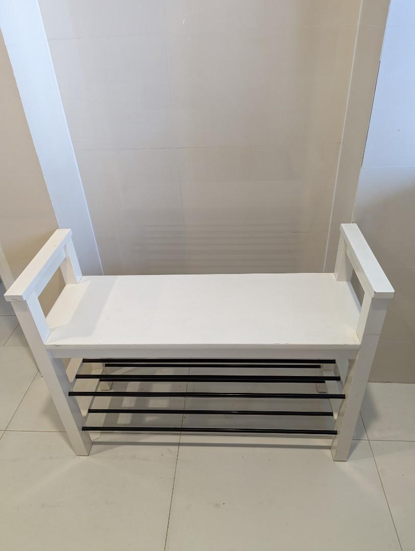 IKEA shoe rack and bench, Furniture & Home Living, Furniture, Shelves