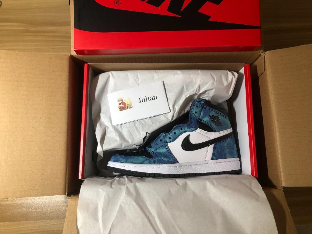 Jordan tie dye high sale