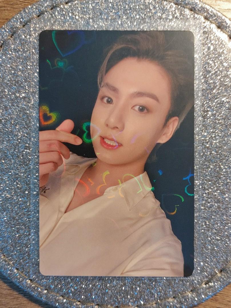 JPFC Hearts HOLO Jungkook (Category: K-Wave Merchandise) located in Quezon City. Submitted by melishlove (Listing ID 1169265525, Image 1). Description: good condition. on hand ready to deliver from BGC.