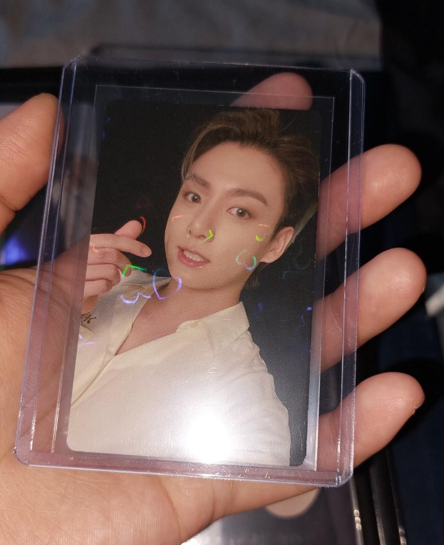 JPFC Hearts HOLO Jungkook (Category: K-Wave Merchandise) located in Quezon City. Submitted by melishlove (Listing ID 1169265525, Image 2). Description: good condition. on hand ready to deliver from BGC.