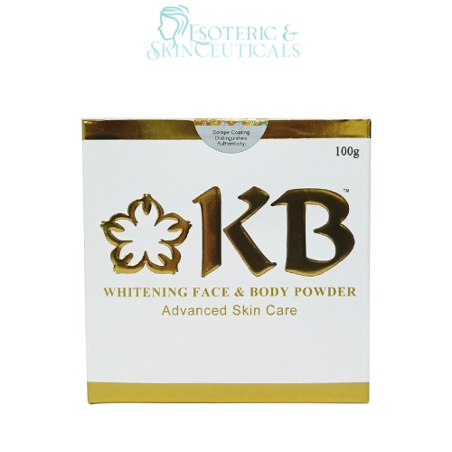 [ Esoterica ] KB WHITENING FACE AND BODY POWDER FOR ADVANCED SKIN CARE 100g BODY POWDER CLAY FDA