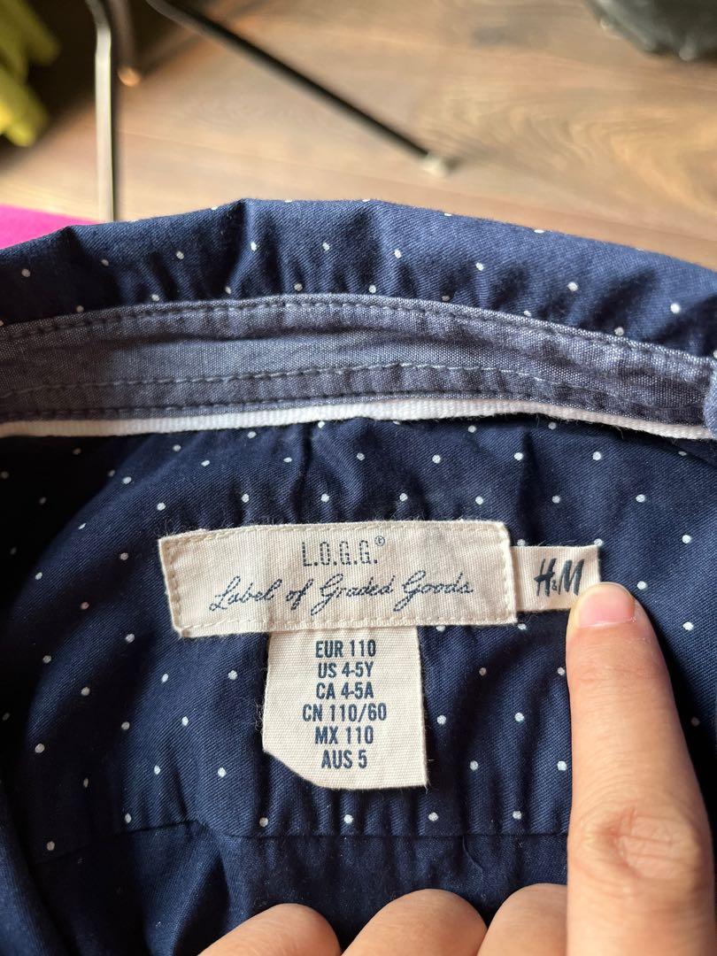 Kemeja anak H&M, Bayi & Anak, Baju Anak Laki-laki, 4 hingga 7 ...