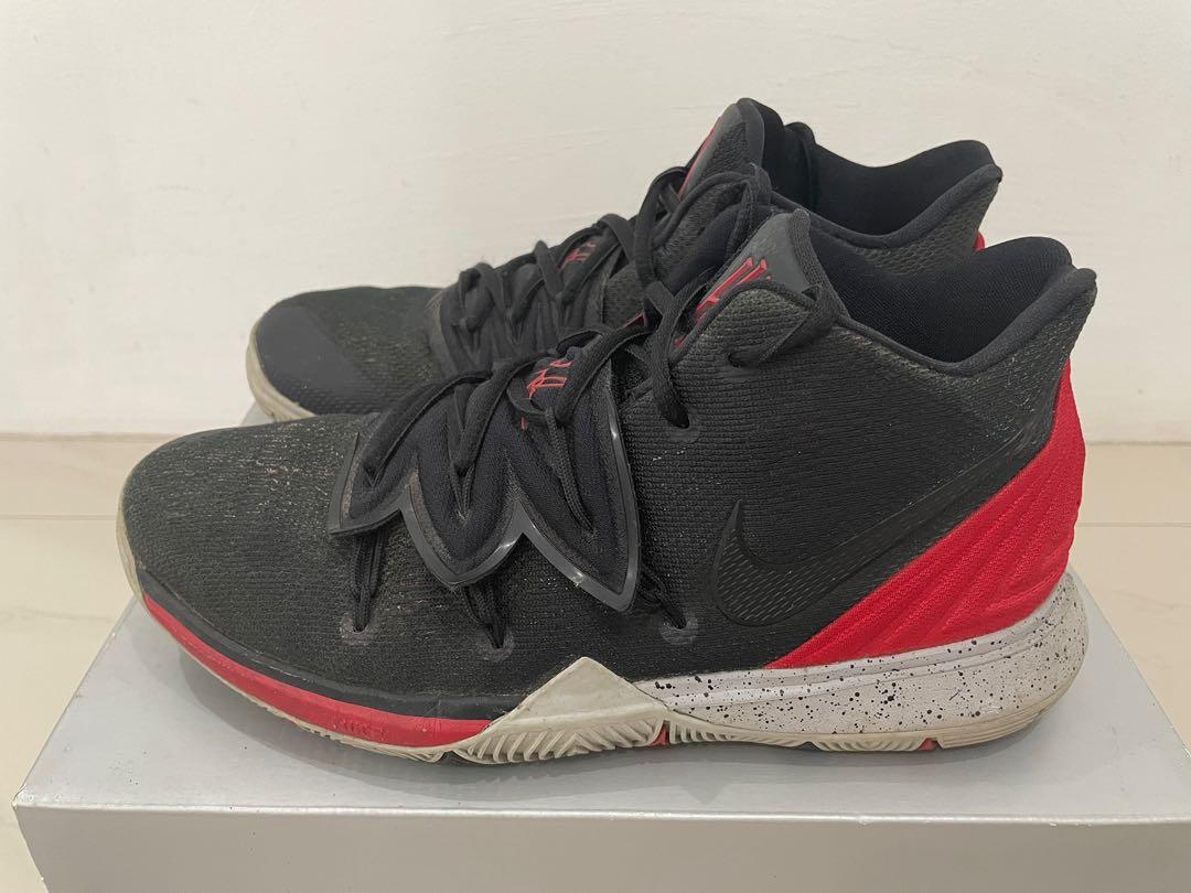 KYRIE 5 University Red Black Size 6.5 Youth Babies Kids Babies Kids Fashion on Carousell