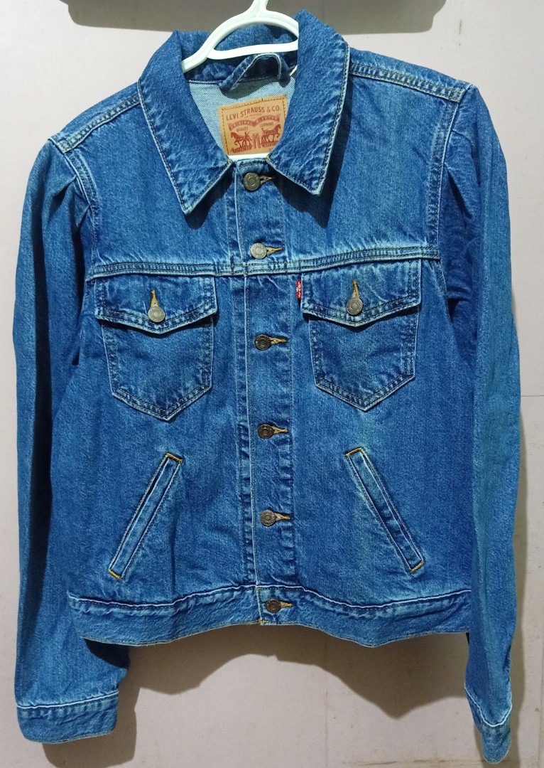 Levi's Original Puff Sleeve Trucker Jacket, Women's Fashion, Coats