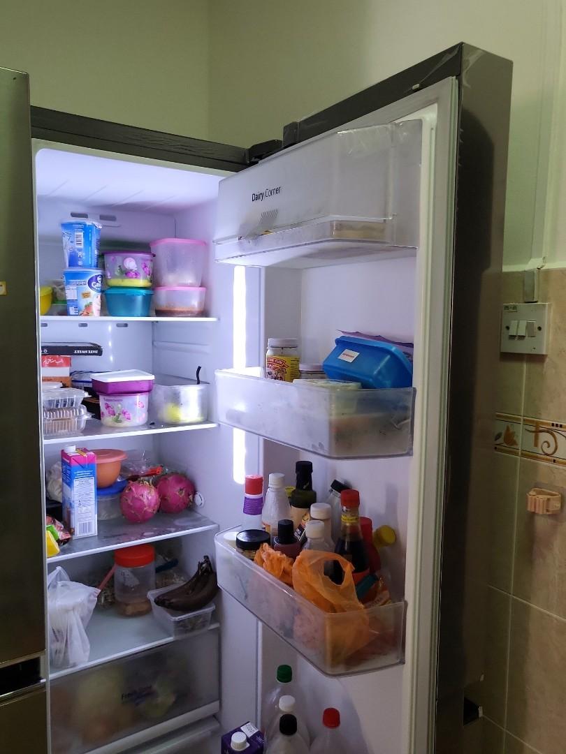 LG 656L SIDE BY SIDE FRIDGE LIKE NEW, TV & Home Appliances, Kitchen Appliances, Refrigerators