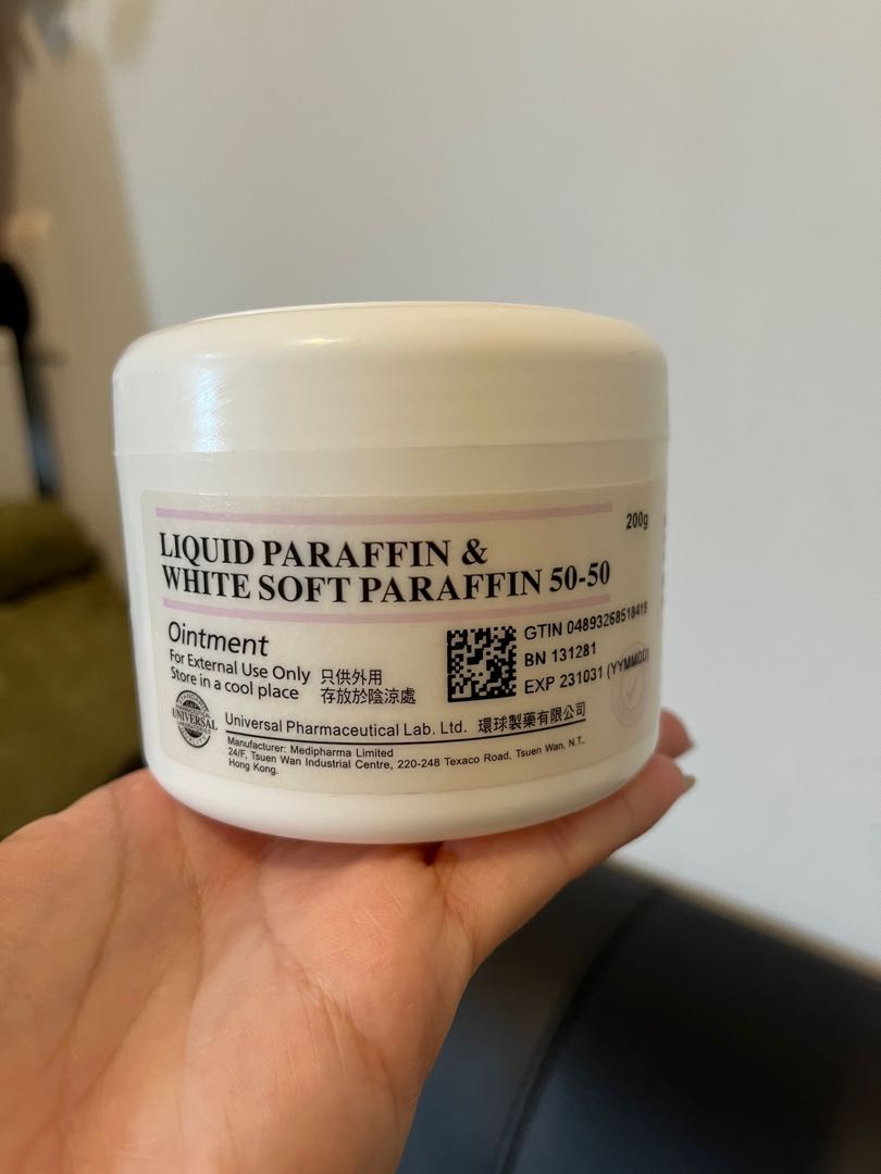 Liquid Paraffin & White Soft Paraffin 5050 Ointment, 兒童＆孕婦用品, 洗澡及換尿片