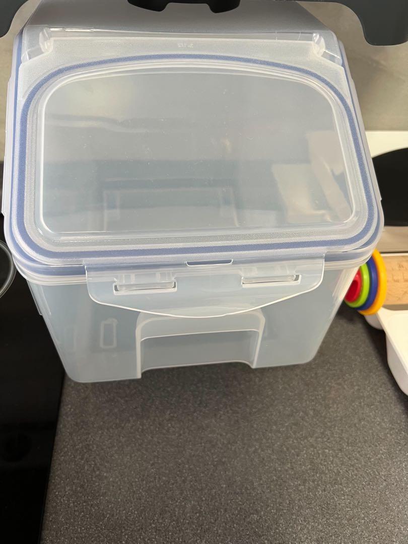 Lock and lock rice storage box, Furniture & Home Living, Kitchenware