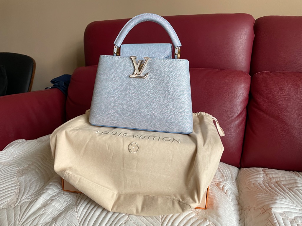 Louis Vuitton Light Purple Capucines BB