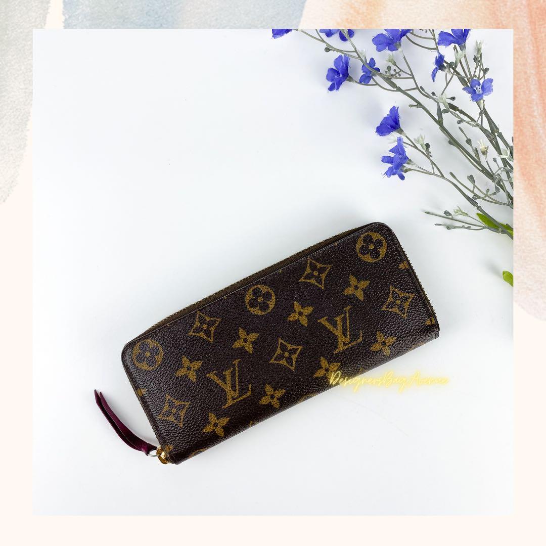 Louis Vuitton Clemence Zip Around Wallet in Monogram Canvas and Fushia  Interior, Luxury, Bags & Wallets on Carousell