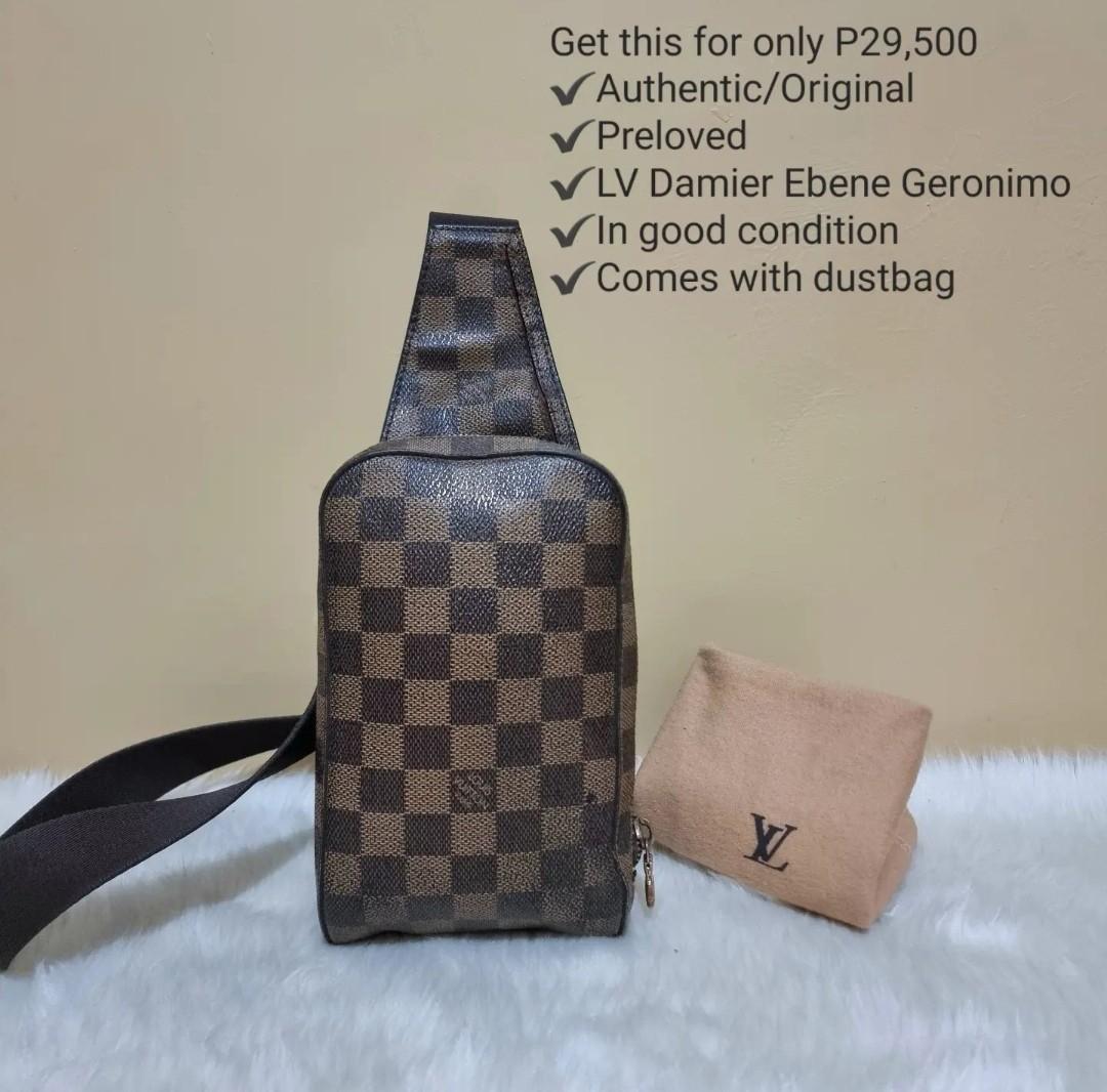 Louis Vuitton LV Vintage Damier Geronimos Crossbody Bag, Luxury, Bags &  Wallets on Carousell