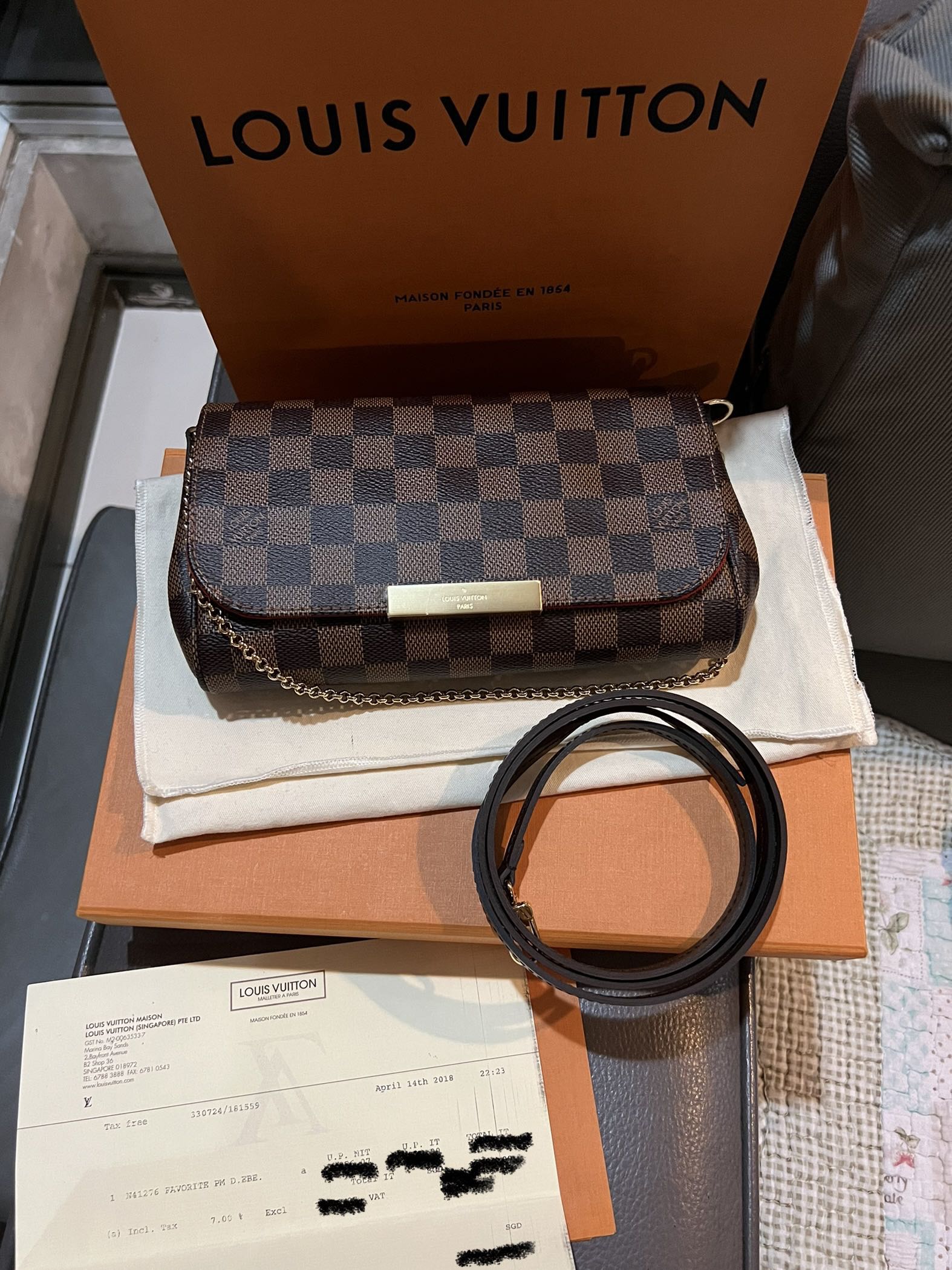 Louis Vuitton Favorite PM Luxury Bags  Wallets on Carousell
