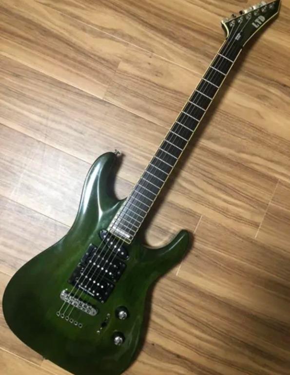 LTD SC-500 Deftones ESP Stephen Carpenter Model See-Through Green