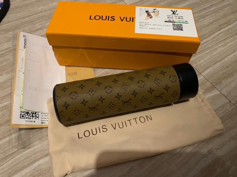 Louis Vuitton LV Damier Digital Tumbler, Furniture & Home Living,  Kitchenware & Tableware, Water Bottles & Tumblers on Carousell