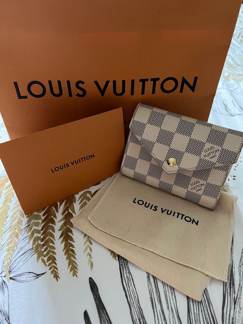 Louis Vuitton Damier Azur Canvas Victorine Wallet, myGemma
