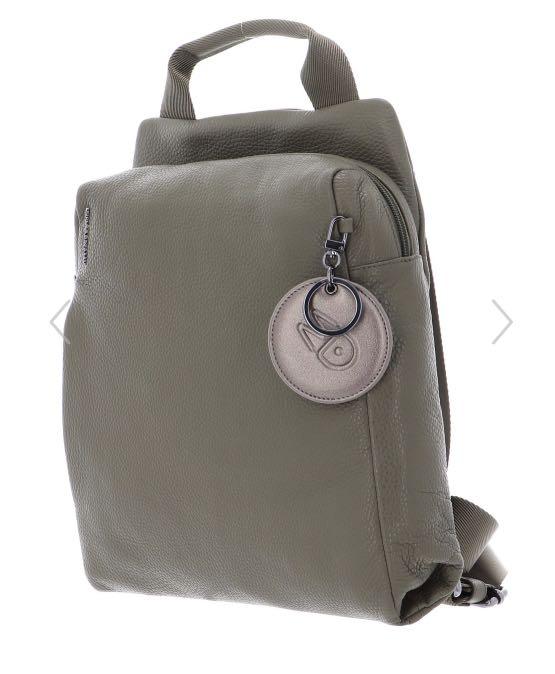 MANDARINA DUCK Mellow Leather Backpack S Military Olive Women s