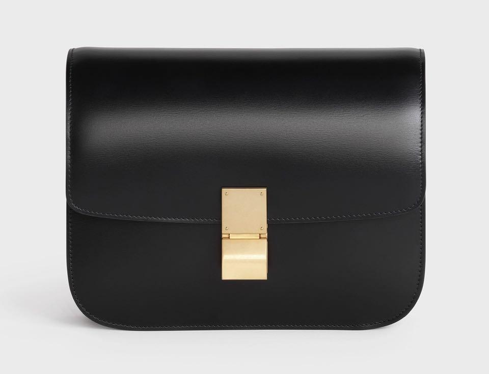 Medium classic bag in box calfskin outlet