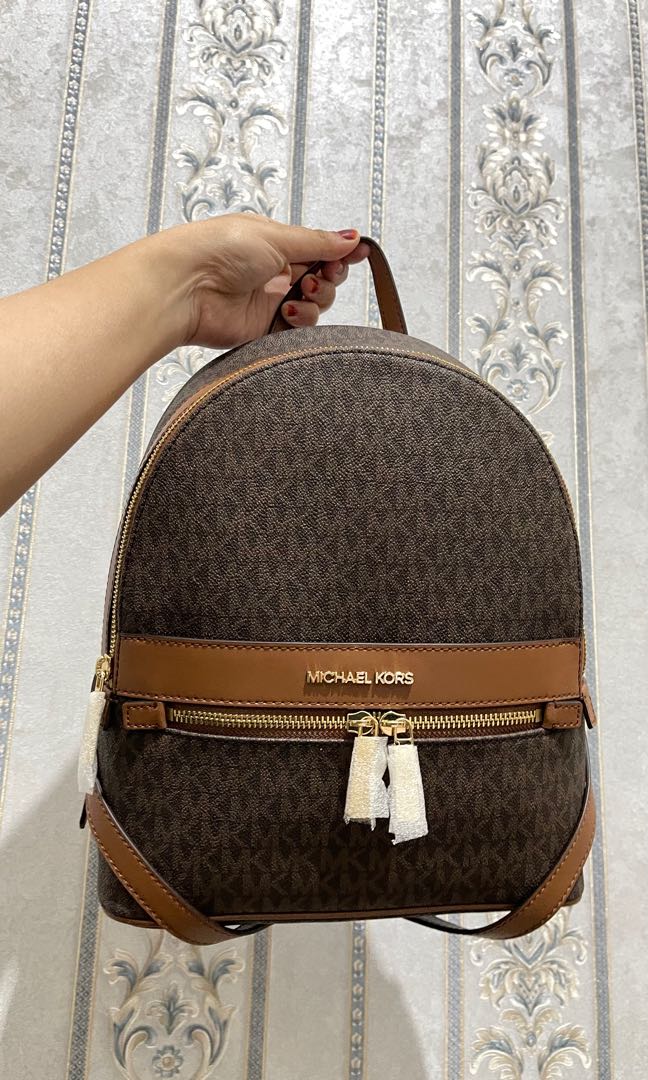 Michael Kors Kenly Backpack Authentic, Fesyen Wanita, Tas & Dompet di