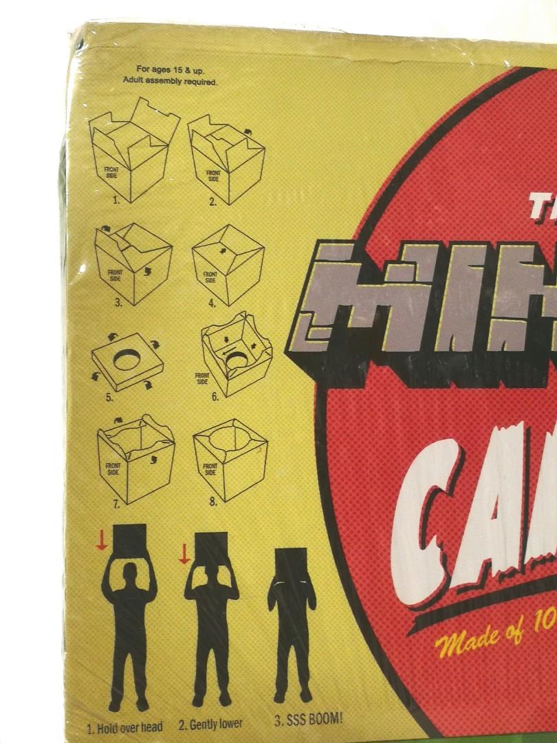 Minecraft Cardboard Creeper Head Original Mojang USA Merchandise