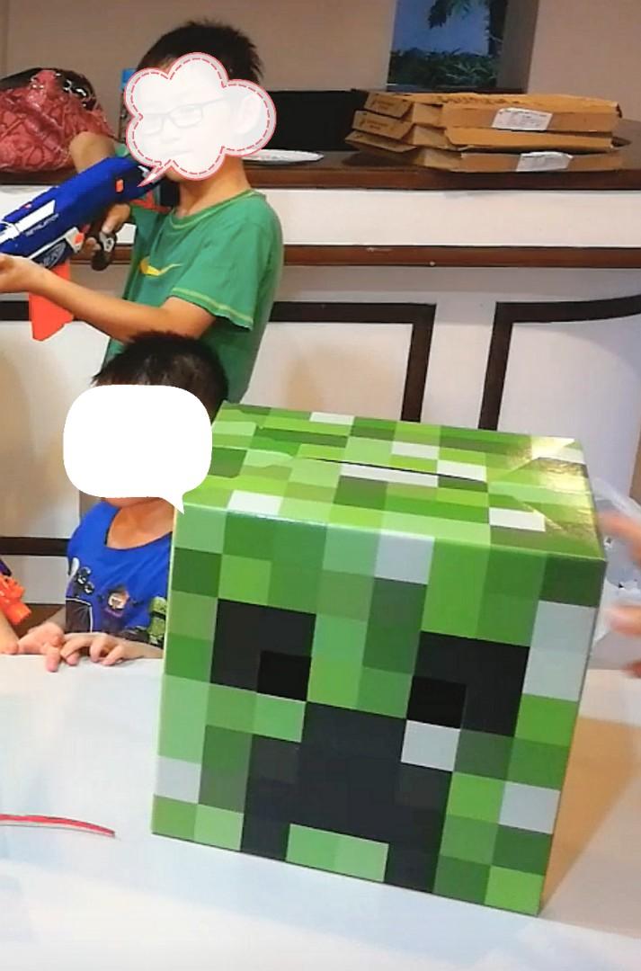 Minecraft Cardboard Creeper Head Original Mojang USA Merchandise