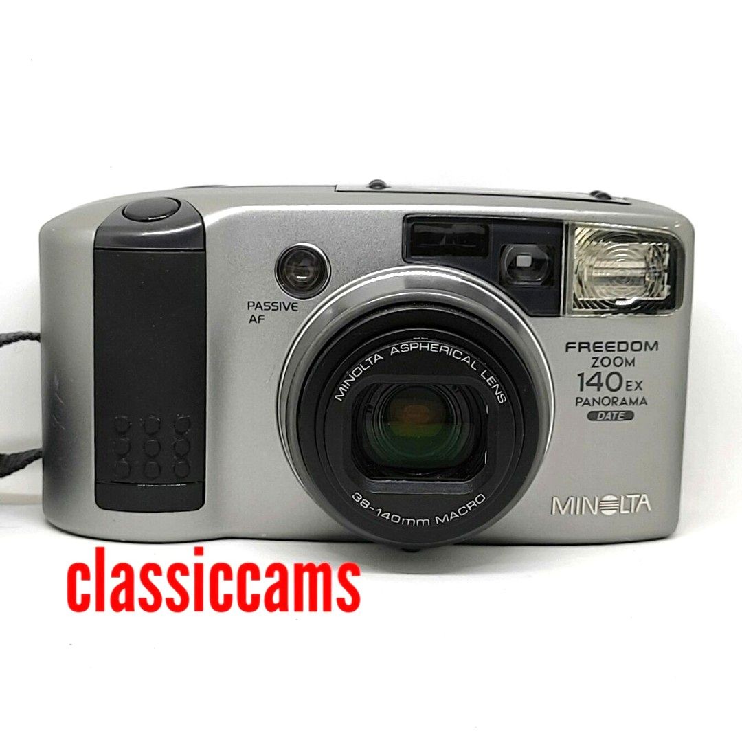 Minolta Freedom Zoom 140EX 35mm Film Camera, Photography, Cameras on