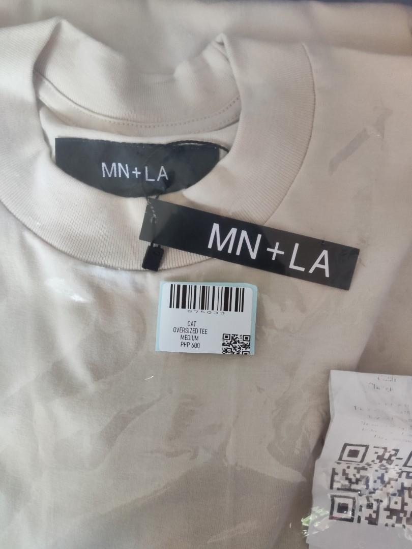 MN+LA Oversized Shirt Oat, Men's Fashion, Tops & Sets, Tshirts & Polo ...