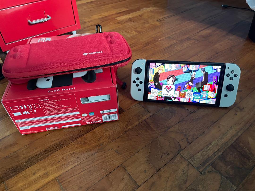 Modded nintendo switch oled video gaming video game consoles