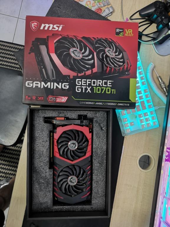Gtx 1070 ti msi gaming x best sale