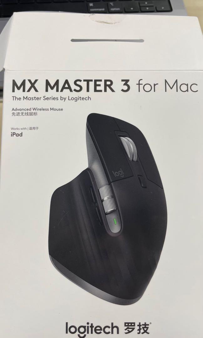 MX Master3 for MAC logitech羅技滑鼠，剛拆封，使用不到1小時。, 電腦