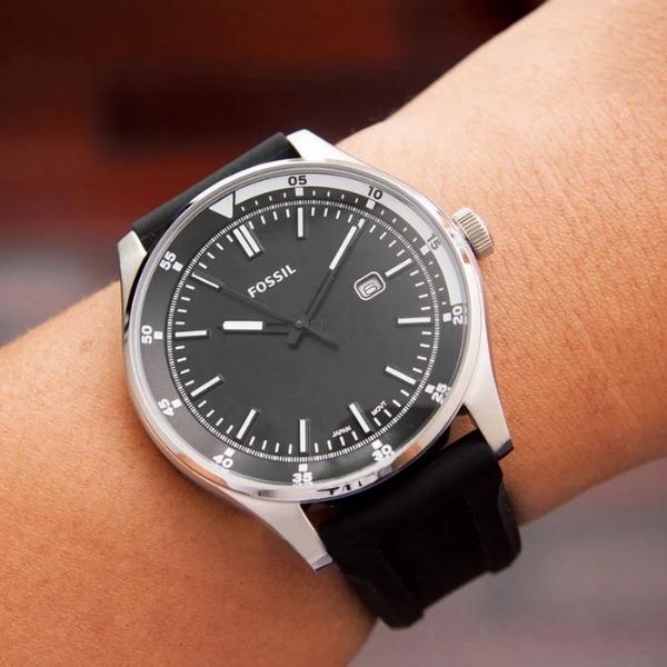 NEW Fossil Belmar Silicone Mens Watch FS5535 Luxury Watches on