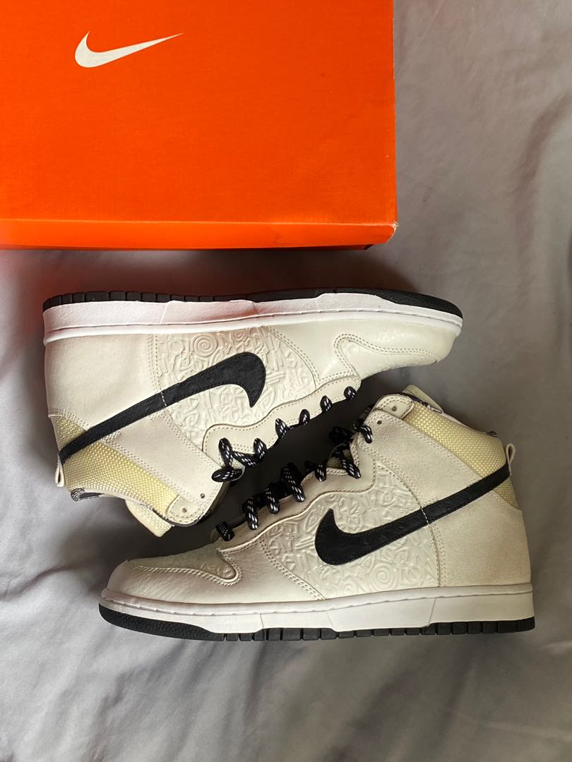nike dunk high stussy world tour