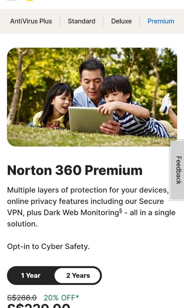 Norton 360 Premium Antivirus, Computers & Tech, Office ...