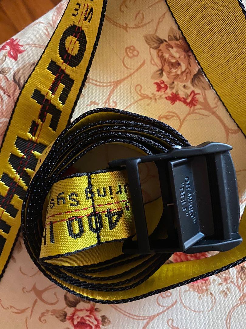 Off White Classic industrial belt Men s Fashion Watches