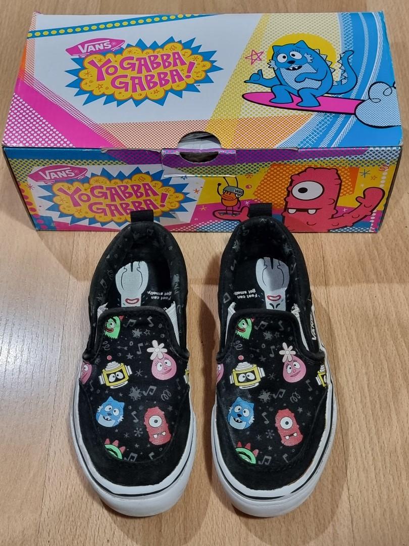 ORIGINAL VANS YO GABBA SHOES BOYS SIZE 10.5UK 11.0Y