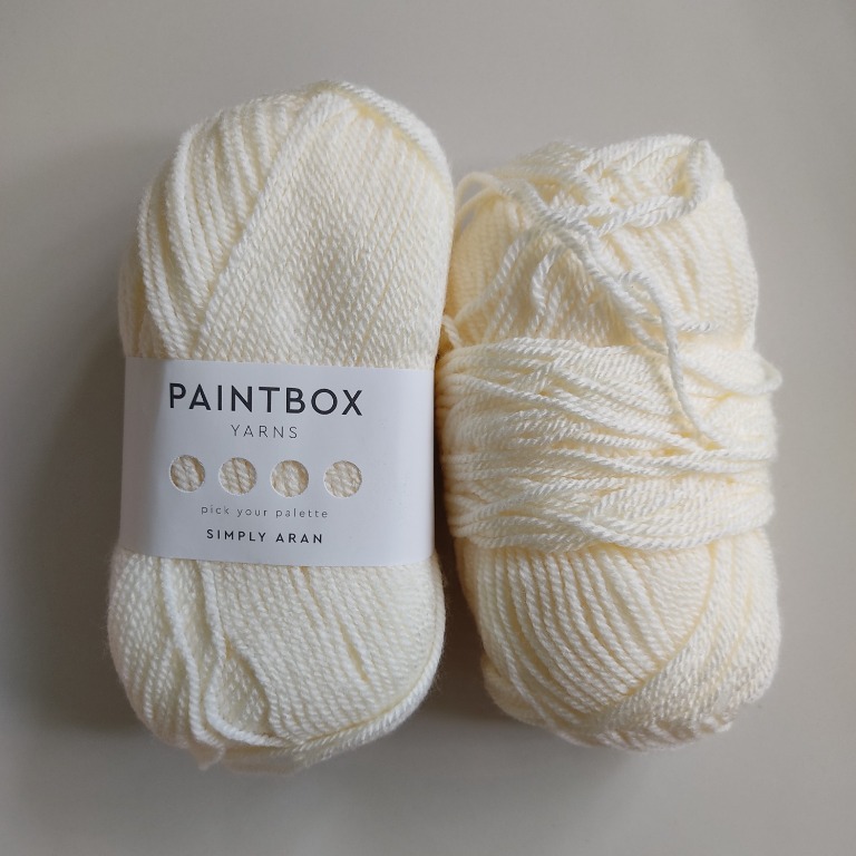 Paintbox Yarns Simply Aran Champagne White 202 Hobbies