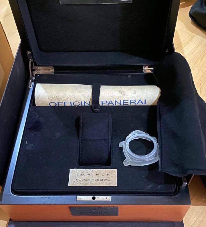 Panerai (Category: Luxury Watches) located in Manila. Submitted by bagsandeverything_02 (Listing ID 1169370808, Image 3). Description: Super rare limited edition Panerai, PVD coated, only 1000 pcs made worldwide. Comes complete with box and papers as well as the straps. Excellent condition Contact 09178532307 for faster transaction..