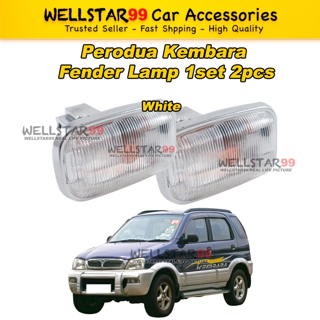 Perodua Kembara Fender Signal Lamp White 1pair Auto Accessories On Carousell