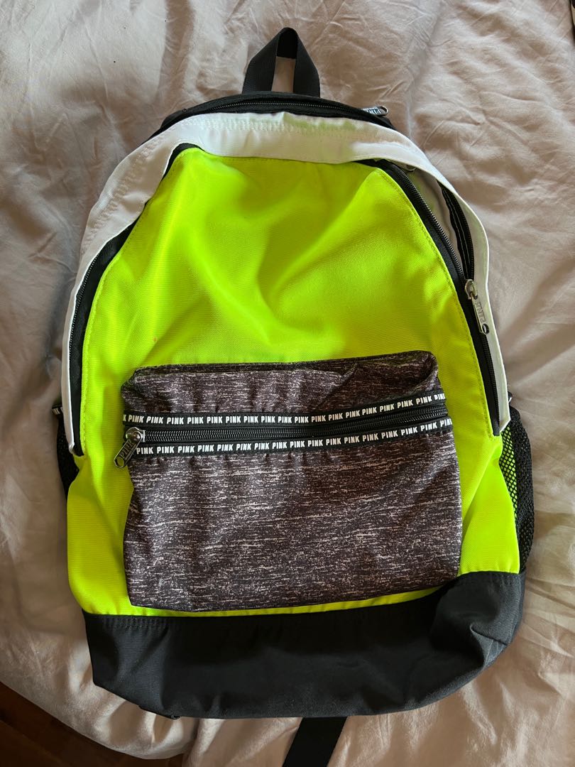 Yellow victoria secret backpack online