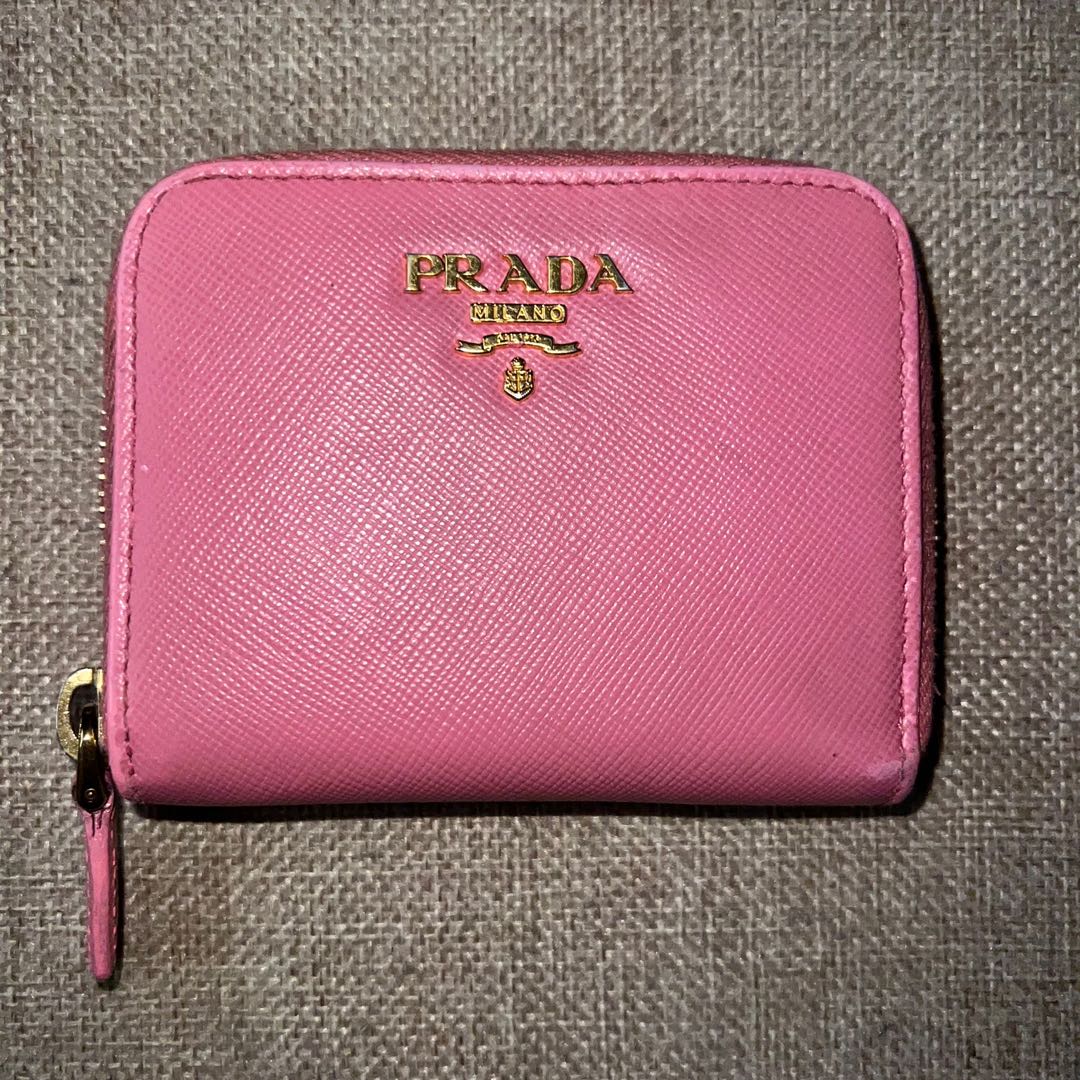 Prada Coin Purse / Card Case, Luxury, Bags & Wallets on Carousell