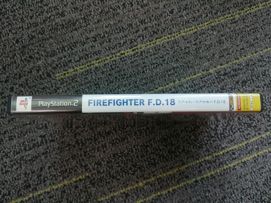 日本版FIREFIGHTER F.D.18 PS2 PlayStation 2 Fire Fighter FD 18