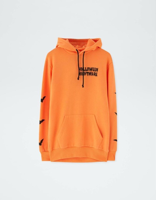 Pull and hotsell bear orange hoodie