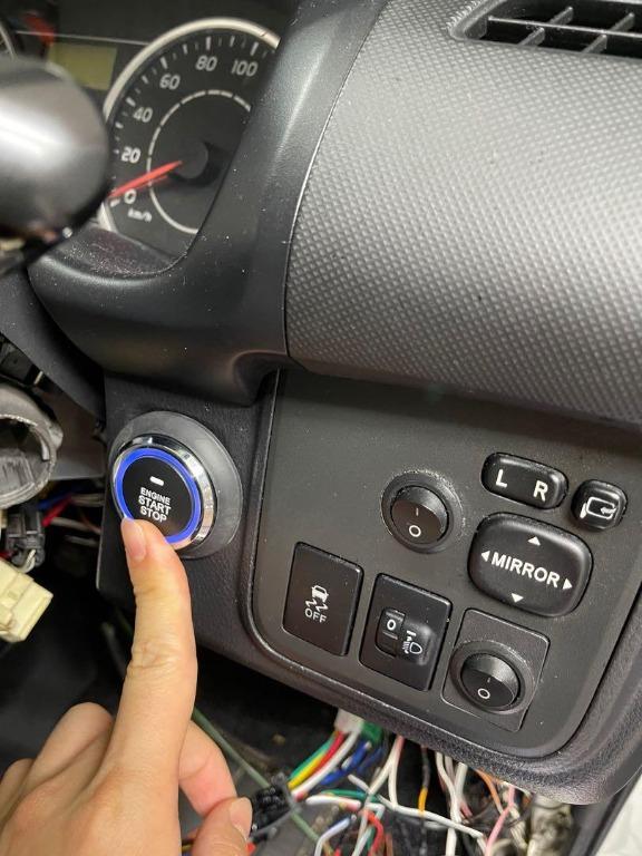 Push start/ stop engine (Category: Key & Remote) located in Singapore. Submitted by autocraft_audio (Listing ID 1169307413, Image 2). Description: For all car models Keyless entry , automatic sensor Switch lock function, within 2 metre range the car will unlock automatically and beyond 2 metre range the car will lock automatically Start/stop switch button added to replace the old version of using key to start the engine 2*sleek remote given to re