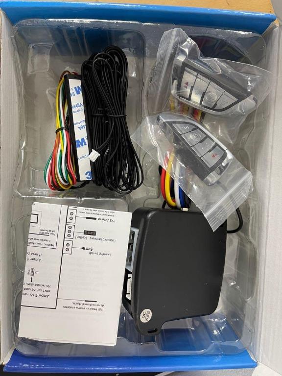 Push start/ stop engine (Category: Key & Remote) located in Singapore. Submitted by autocraft_audio (Listing ID 1169307413, Image 1). Description: For all car models Keyless entry , automatic sensor Switch lock function, within 2 metre range the car will unlock automatically and beyond 2 metre range the car will lock automatically Start/stop switch button added to replace the old version of using key to start the engine 2*sleek remote given to re