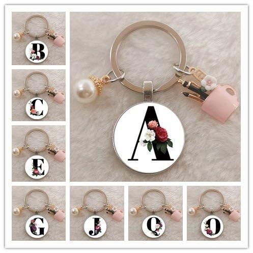 r alphabet keychain teacher keychain letter keychain teacher s day