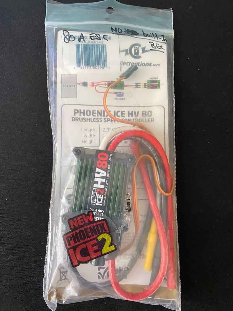 RC plane battery Phoenix ICE 2 HV80 50V 80A 12sLiPo brushless speed