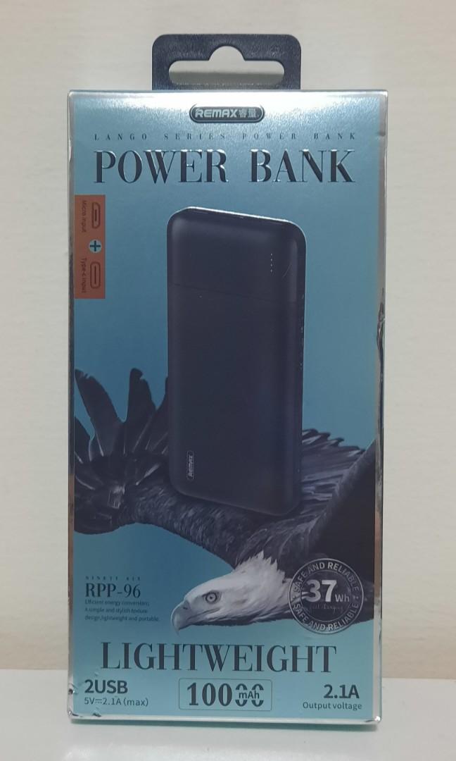 Remax RPP-96 Lango Series Dual USB Port 10000mAh Power Bank Powerbank ...