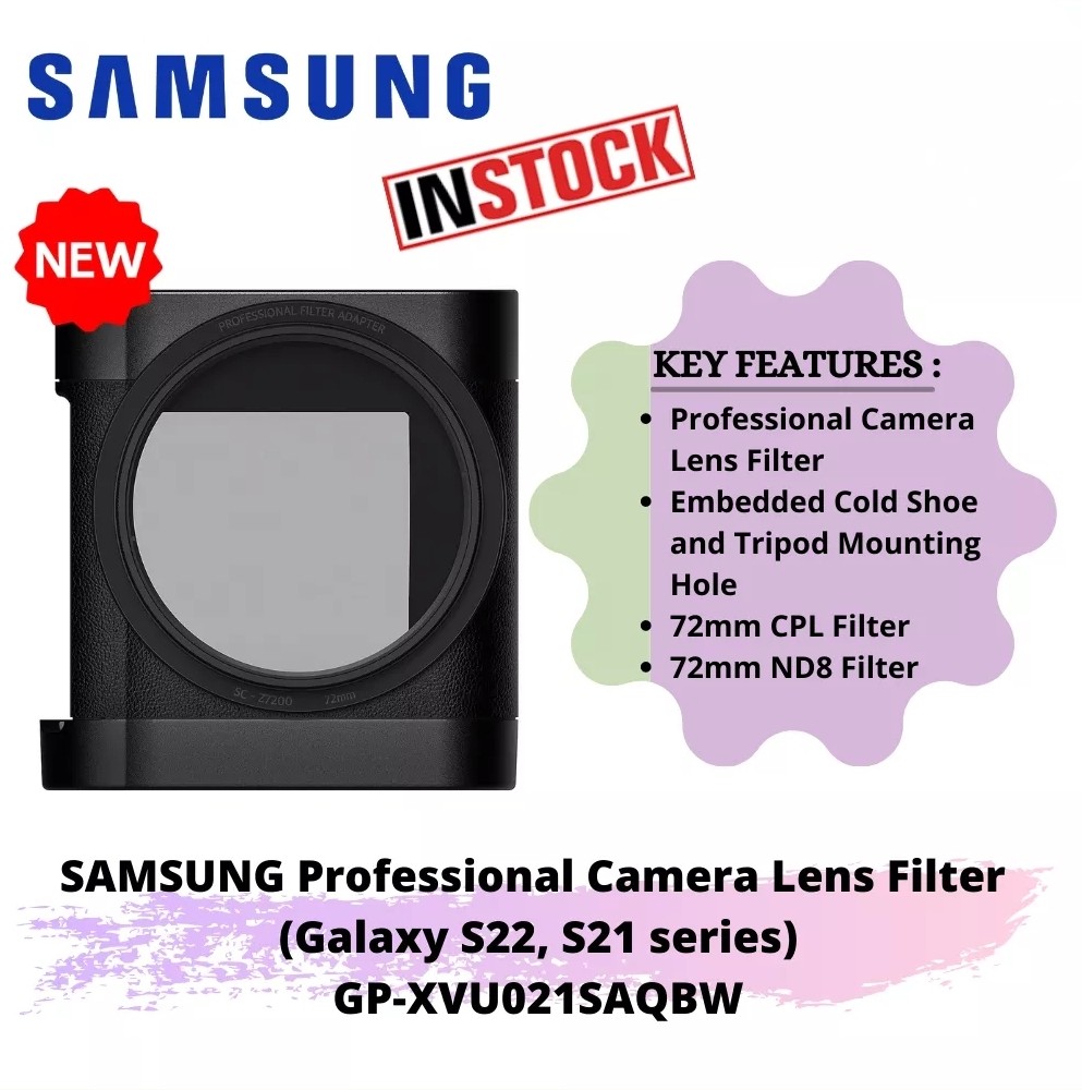 purple camera lens filter