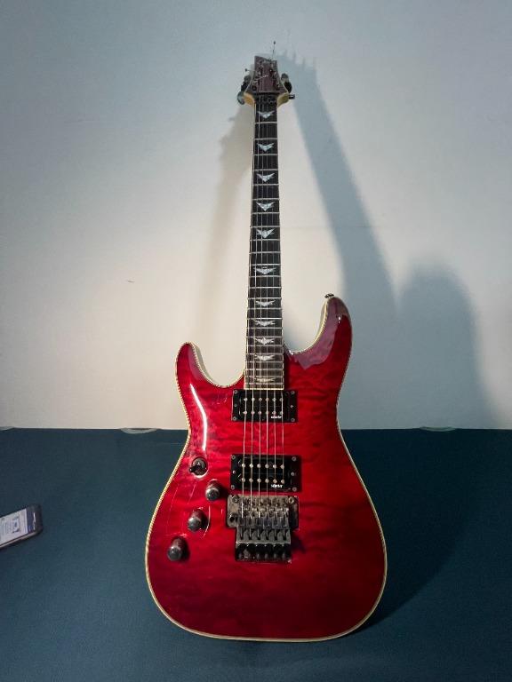Schecter omen extreme shop 6 left handed