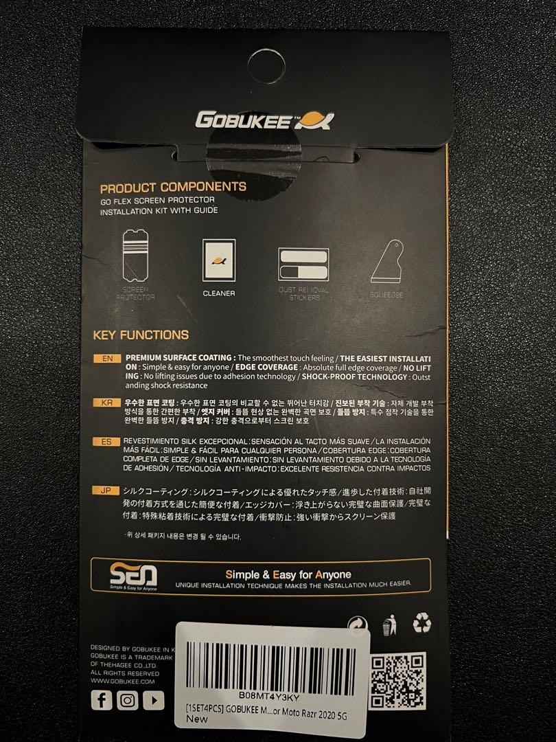 Screen protector for Motorola Razr 5G (Category: Cases & Sleeves) located in Quezon City. Submitted by thetechieguy (Listing ID 1169390415, Image 2). Description: Selling a 5 in 1 multifunctional screen protector..